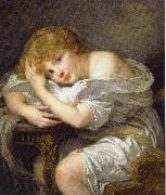 Jean-Baptiste Greuze L'enfant a la colombe oil on canvas